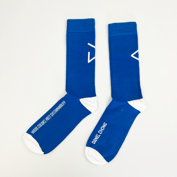 Calcetines Blue & white logo
