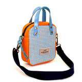 Bandolera urban box mini con asas, Orange.