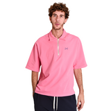 OVER ZIP POLO ROSA unisex