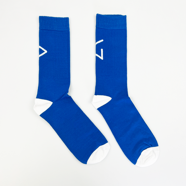 Calcetines Blue & white logo