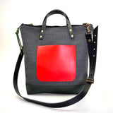 Waterproof square shoulder bag