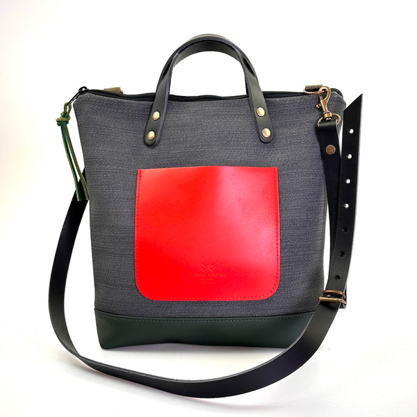 Waterproof square shoulder bag