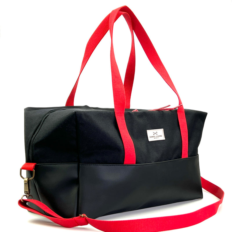 Gym Bag Negro / Rojo