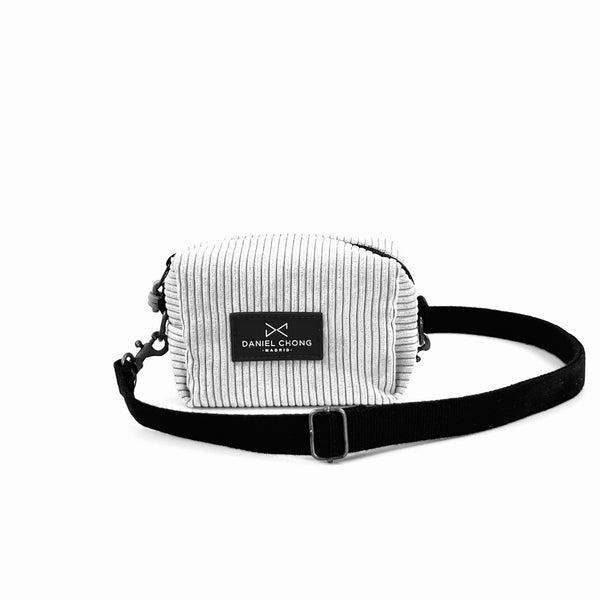 Mini Cube red and gray checkered crossbody bag 'XS'