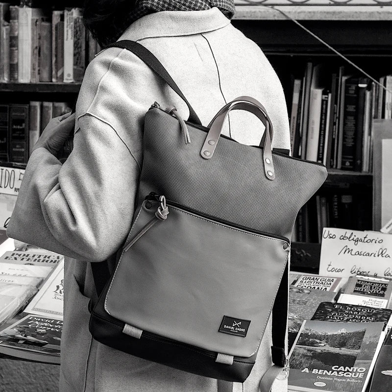 Padded book holder backpack