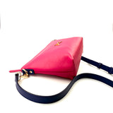 Bolso piel classic mini magenta