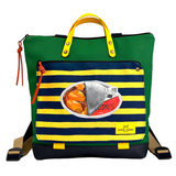 Mochila book holder cuadrada impermeable dz ¨mejillones¨