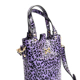 Little t-shirt bag Charol Morado