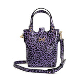 Little t-shirt bag Charol Morado