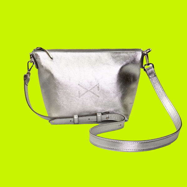 Bolso piel classic mini plata Mirror Mirror