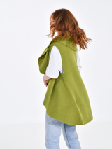 Capa lana 100% Verde Pistacho