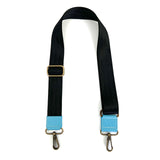 Luxurious adjustable shoulder bag Acqua Blue