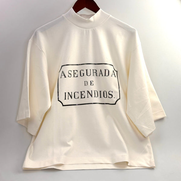 SS TURTLE NECK blanca "asegurada de incendios"