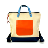 Canvas mini square backpack