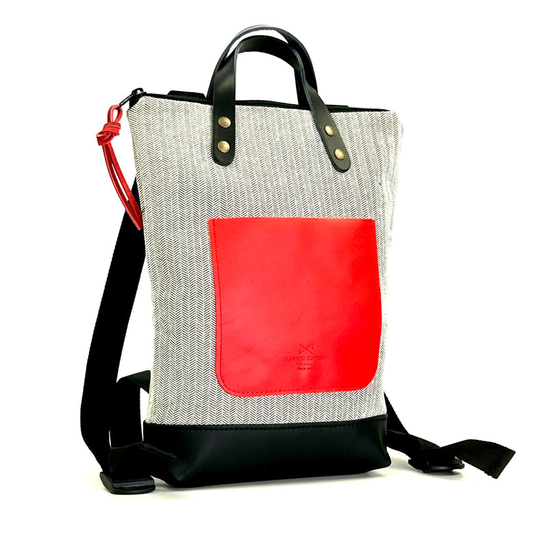 Mini canvas backpack