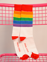 White pride socks
